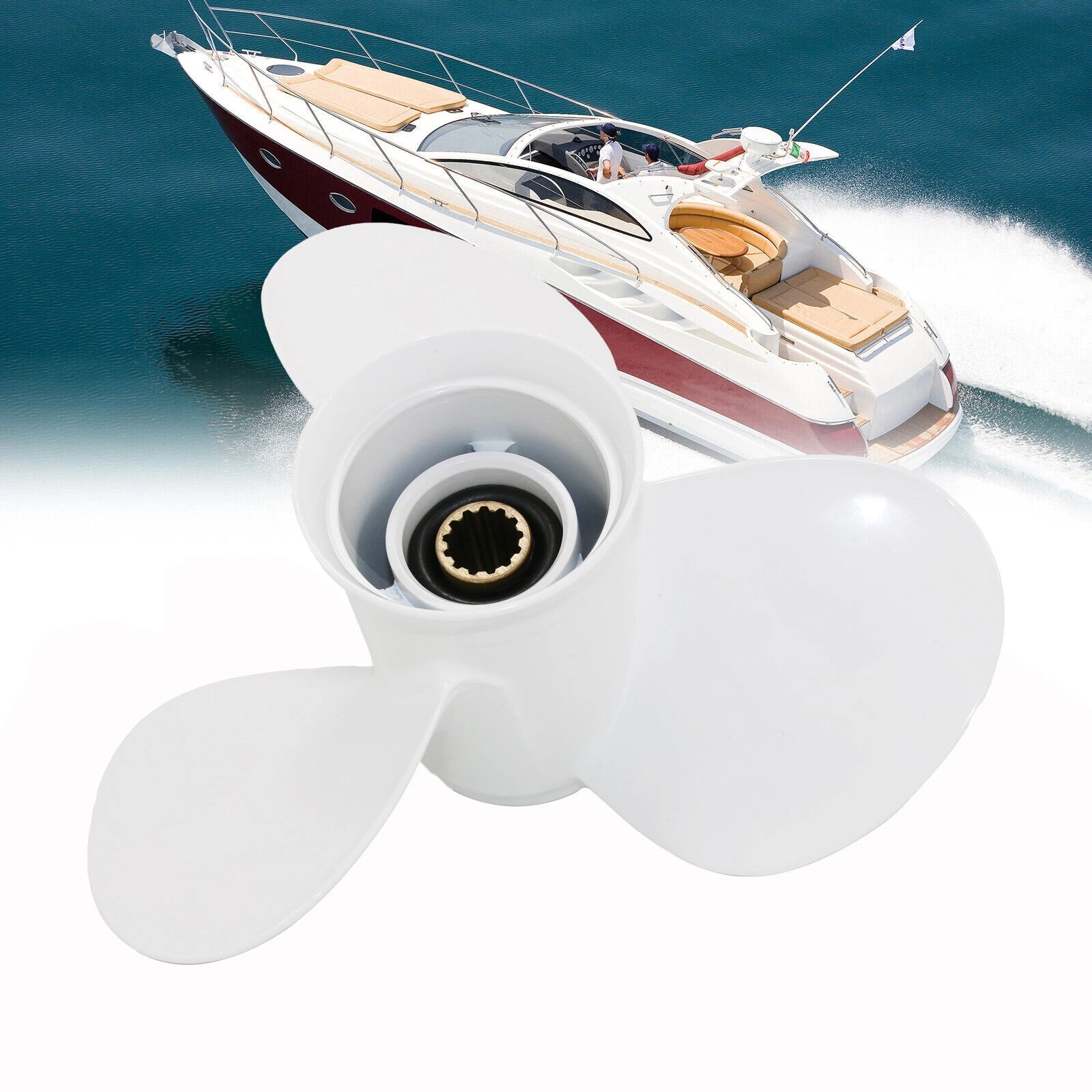 11-5/8x11 Aluminum Propeller for Yamaha 25-60hp (13 Spline, RH)