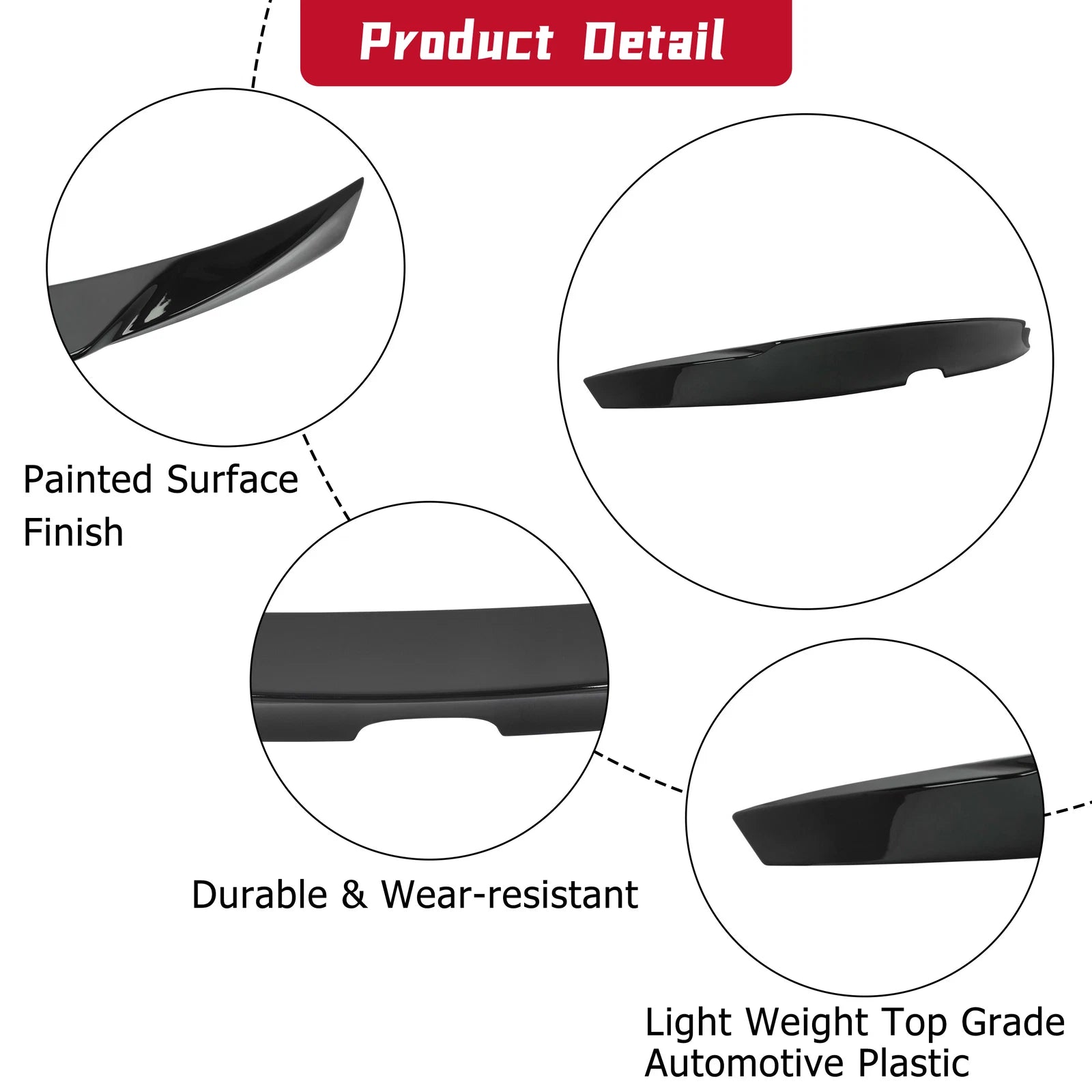 Duckbill Trunk Spoiler Lip for Honda Accord (2018-2022)