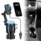 3-in-1 Wireless Charger Car Cup Holder for All Smartphones