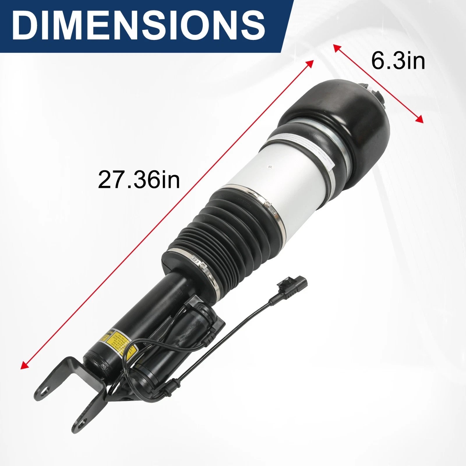 Set of 2 Air Suspension Struts for Mercedes-Benz CLS550 CLS500 (2007–2011)
