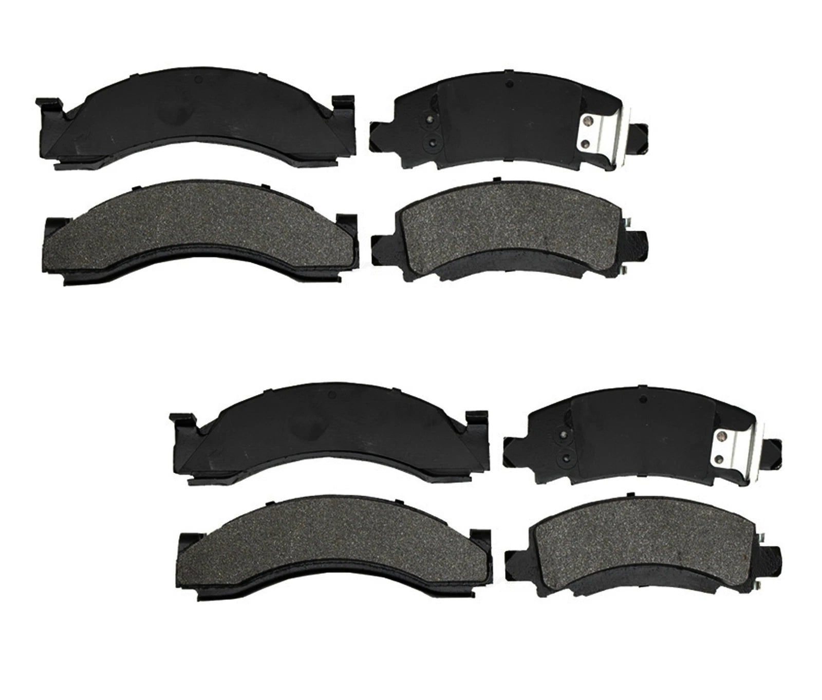 Set of 4 Semi-Met Brake Pads for Chevy GMC C3500HD (1991–1994)
