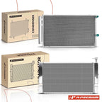 Aluminum Radiator & A/C Condenser w/ Drier for Toyota Prius (2004â2009)