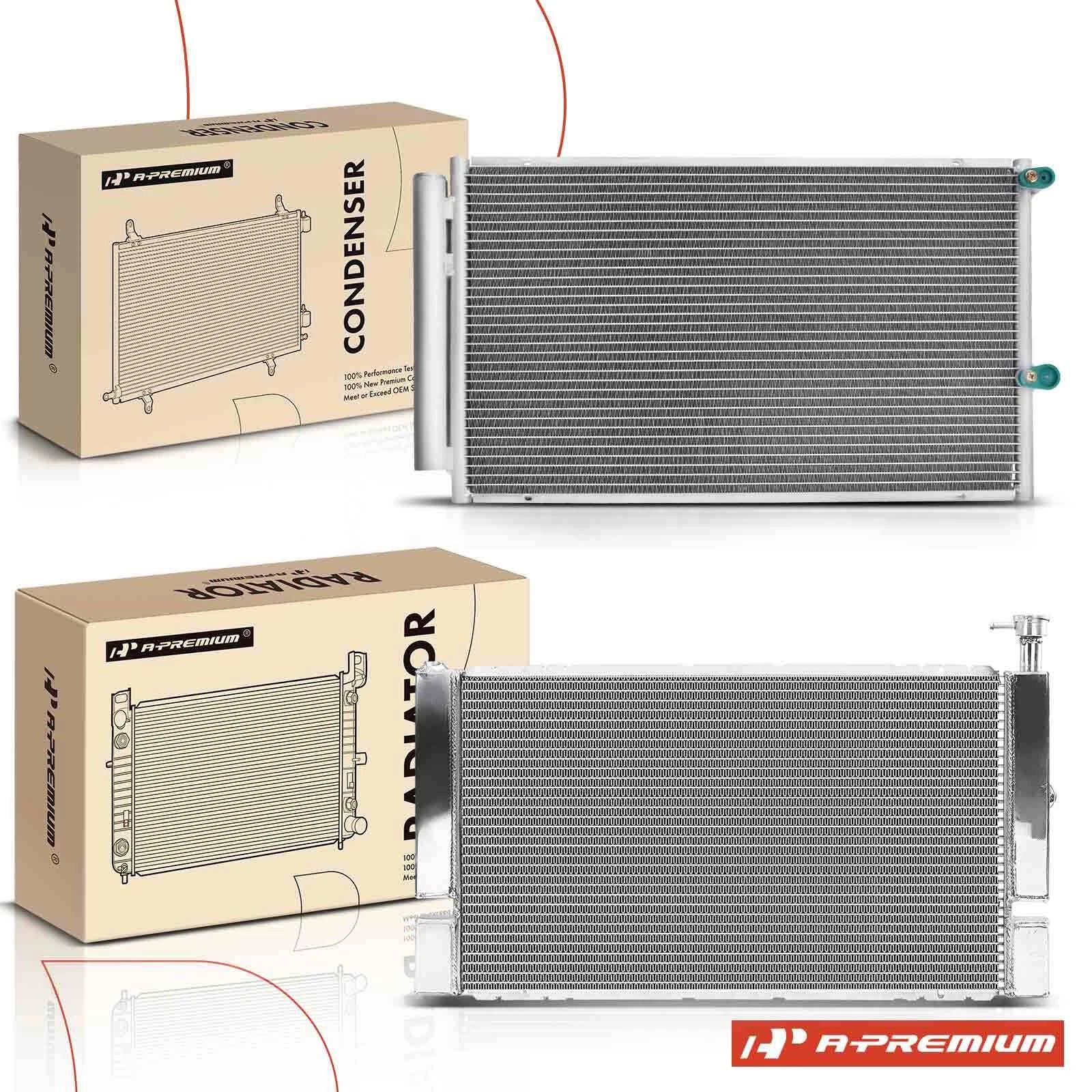 Aluminum Radiator & A/C Condenser w/ Drier for Toyota Prius (2004â2009)