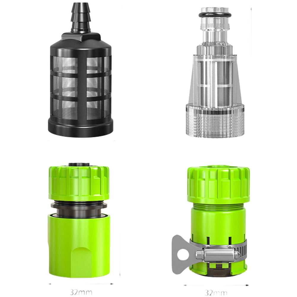 Set of 4 Quick Connect Water Fittings for Car Wash Equipment