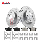 Rear Brake Rotors & Ceramic Pads Kit for Honda Civic (2006–2015)