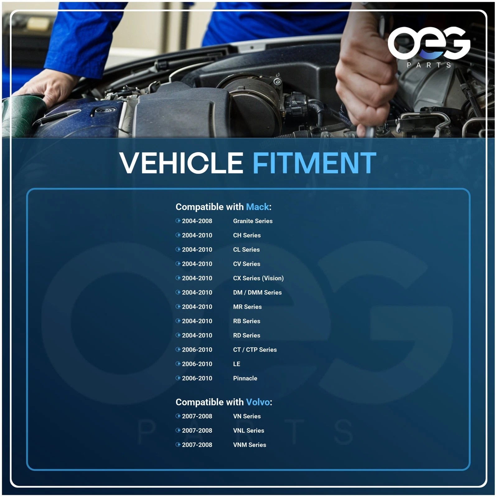 Starter for Volvo VN VNL Series (2007-2008)