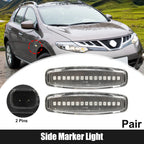 1 Pair Side Marker Lights for Infiniti (Clear Lens)