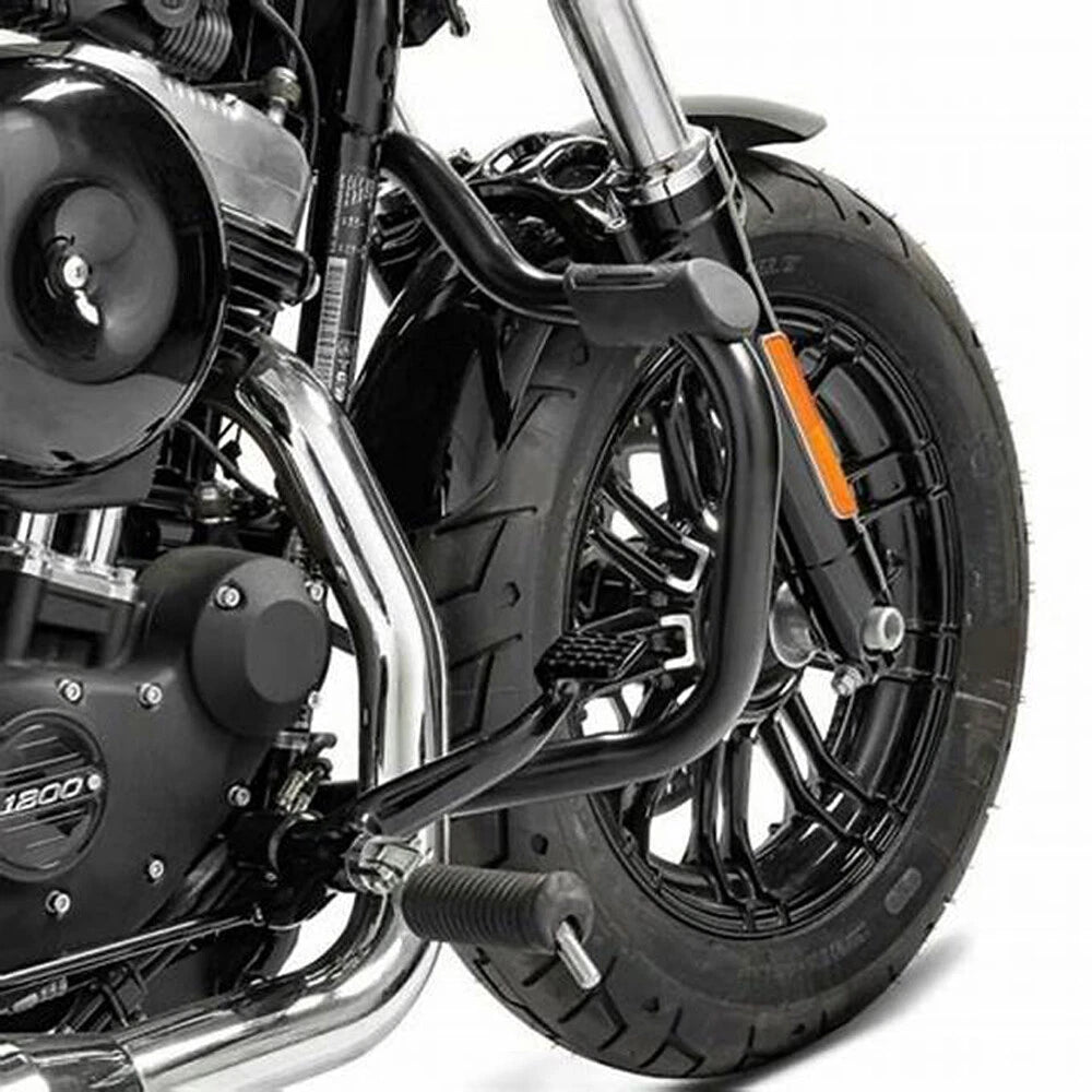 Black Engine Guard Highway Crash Bar for Harley Sportster XL883 1200 (2004–2024)