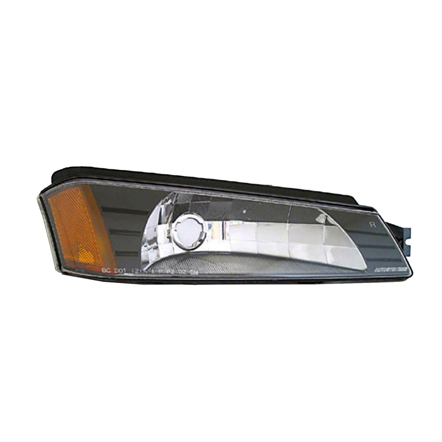 Replacement Passenger Side Parking Marker Light Lens/Housing w/Cladding