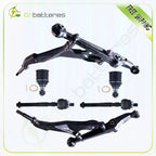 Set of 6 Front Lower Control Arms Ball Joints Inner Tie Rods for Honda Civic (1992–1995)