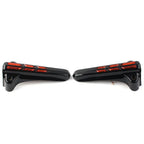 Front Lower Fork Leg Covers LED Amber Lights for Harley FLHR FLHTK FLHX (14-20)