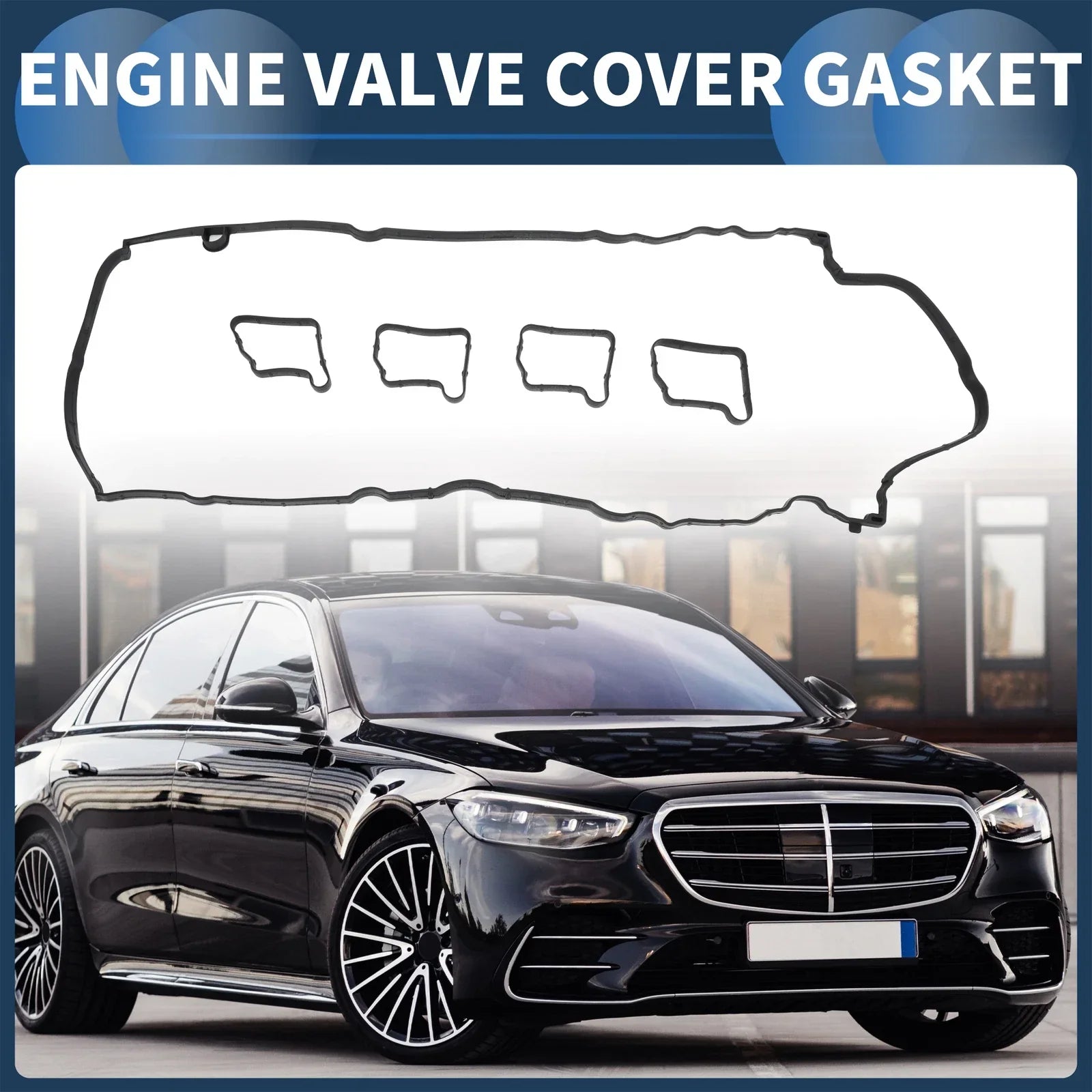 Valve Cover Gasket for Mercedes-Benz C180 1.8L L4 GAS DOHC (2007-2014)
