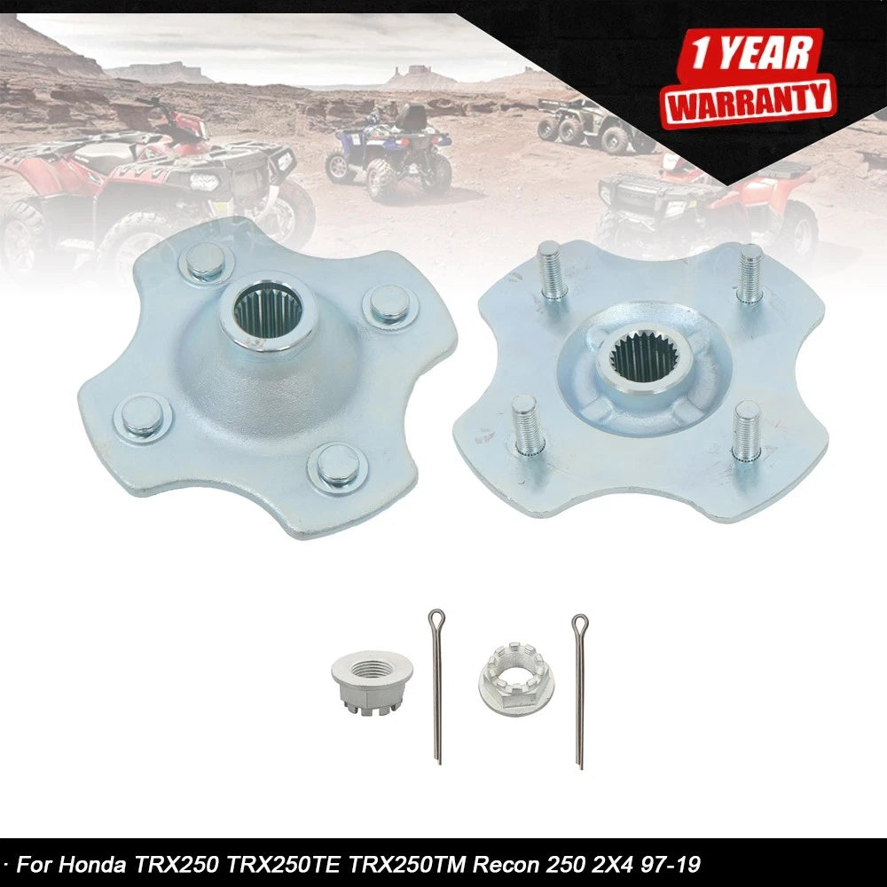 2 Rear Axle Wheel Hub Nuts for Honda TRX250 Recon 250 (1997â2019)