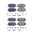 PowerStop Front & Rear Euro Carbon Fiber Ceramic Brake Pads Kit for Sorento (2011–2020)