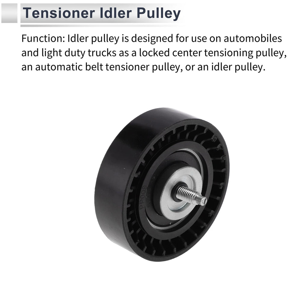 Drive Belt Idler Pulley for Ford Edge (2016–2018) No.DS7E19A216AA PA66