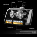 LED DRL Tube Headlights for Tahoe Suburban (2007–2014)