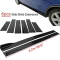 Front Bumper Lip Spoiler Splitter Body Kit + Side Skirt for Subaru XV (2013–2022)