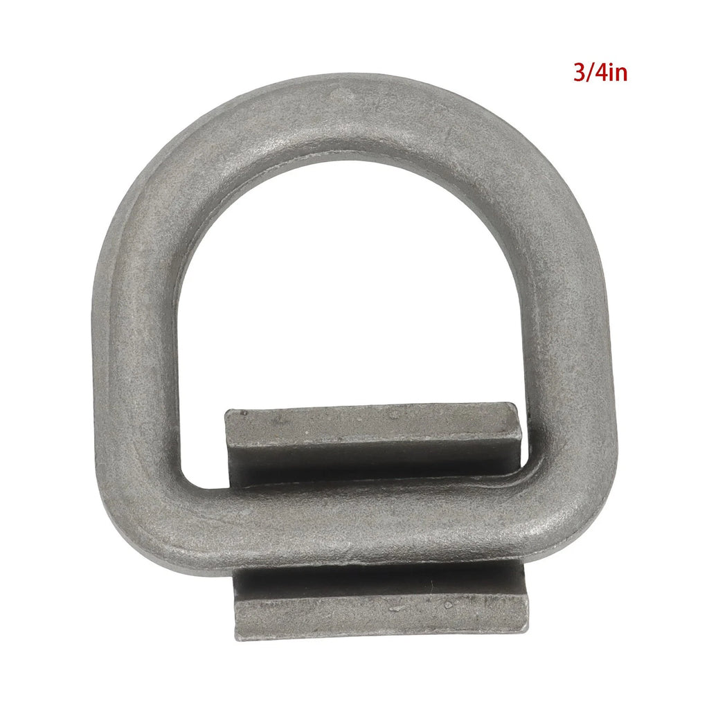 Set of 10 Heavy Duty 3/4" Weld-On Forged D Rings for Flatbed Truck Trailer