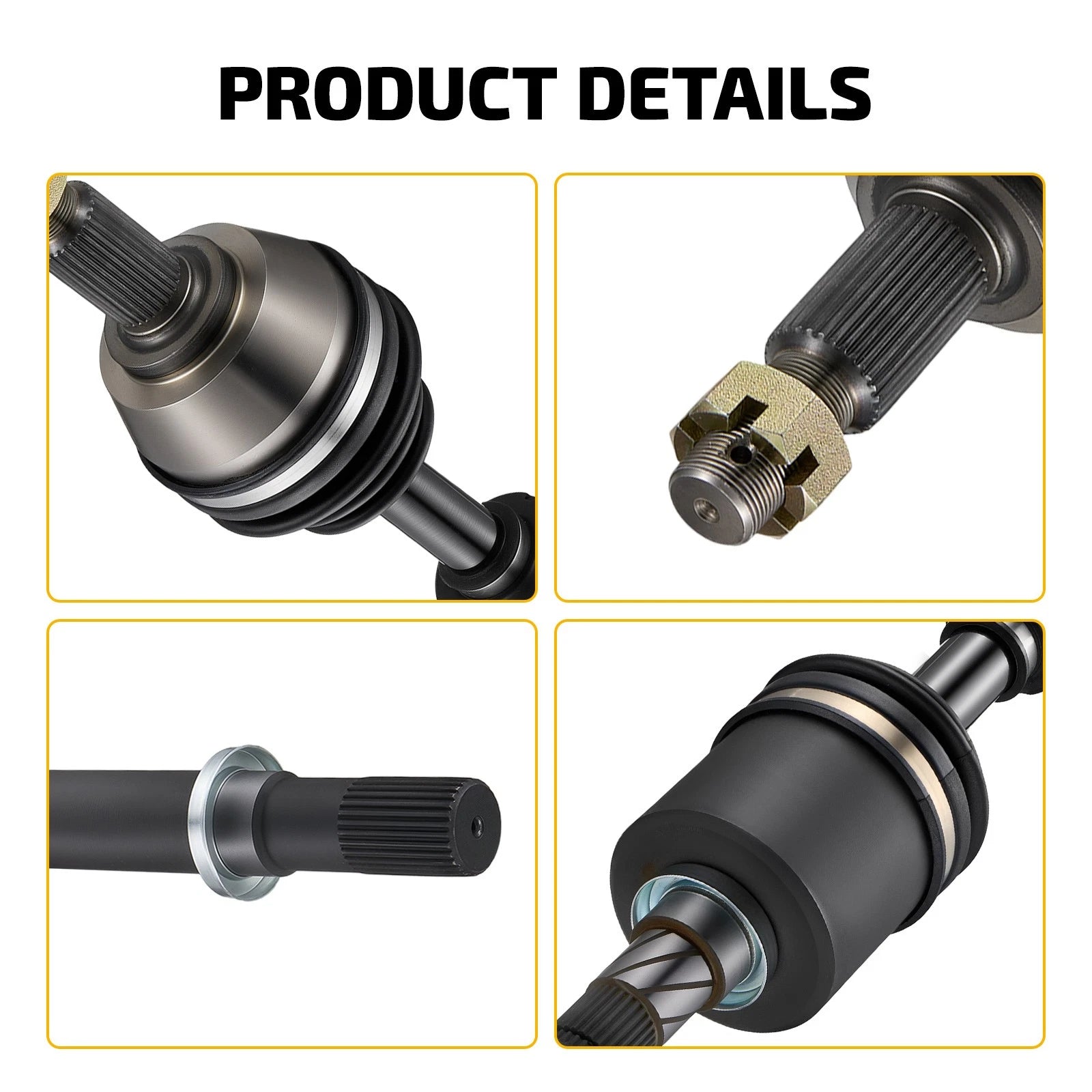 Set of 2 CV Axle Shaft Assembly for Nissan Maxima 3.5L (2009–2014)