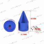 Blue Spike Bar End for Suzuki GSXR600/700 (1996–2013), GSXR1000 (2001–2013), GSX1300R (1999–2012)