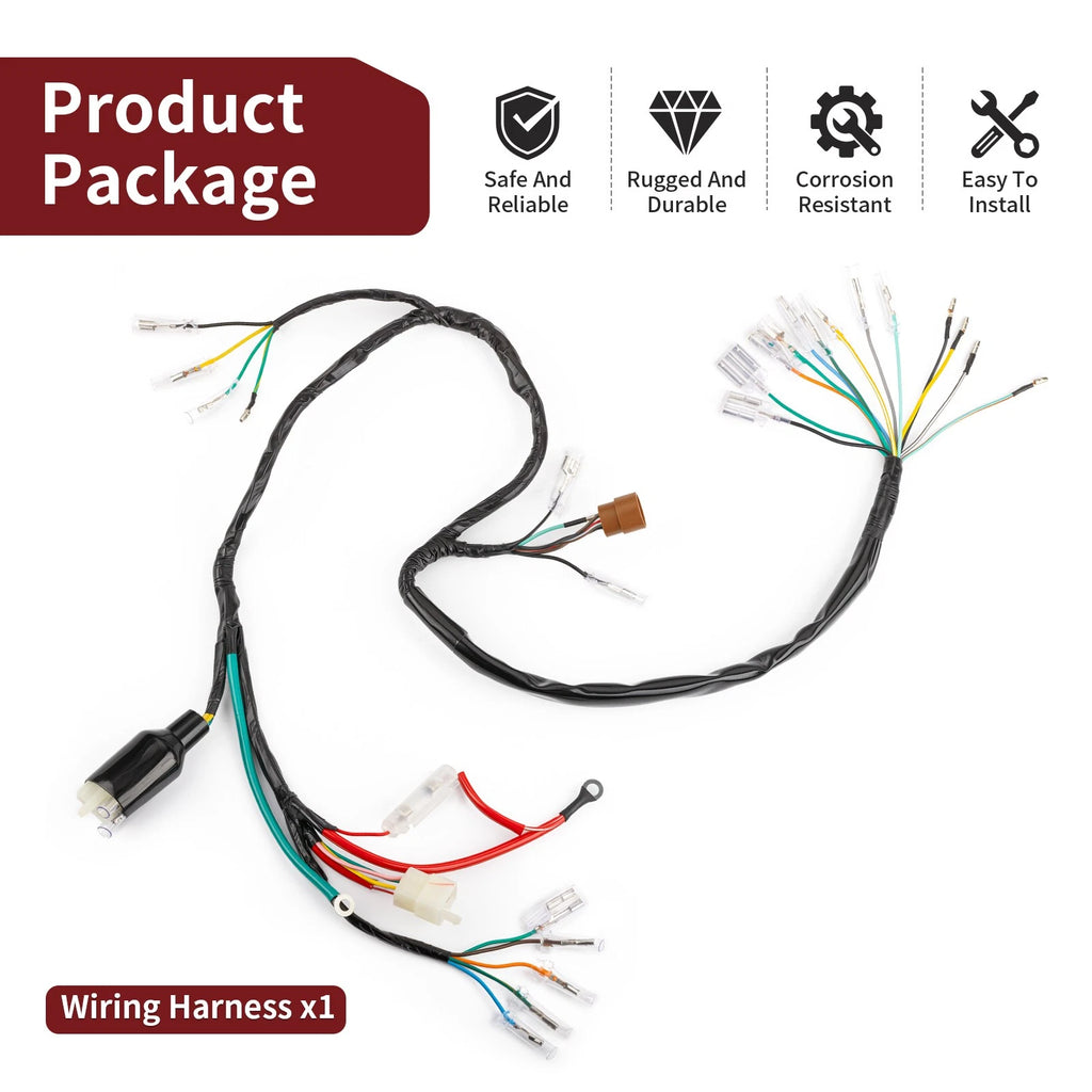 Wiring Harness for Honda SL350 K1 & K2 (1971–1972) 32100-340-000