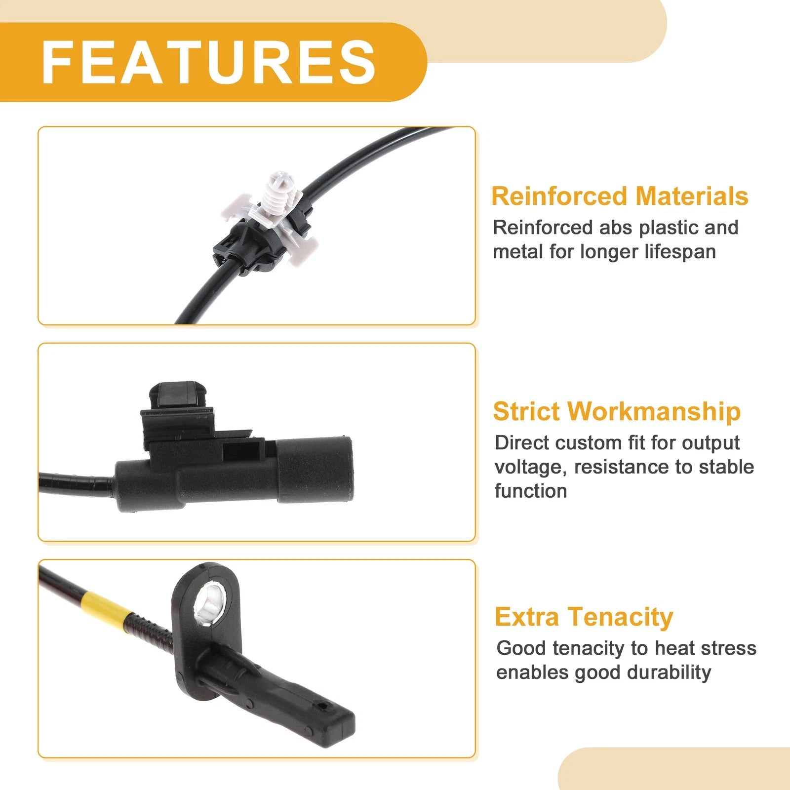 ABS Wheel Speed Sensor No. 84363657 for Buick Regal Sportback (2018–2023)