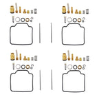4X Carburetor Kit for Suzuki LTF4WDX King Quad 300 ATV (1991–1998)