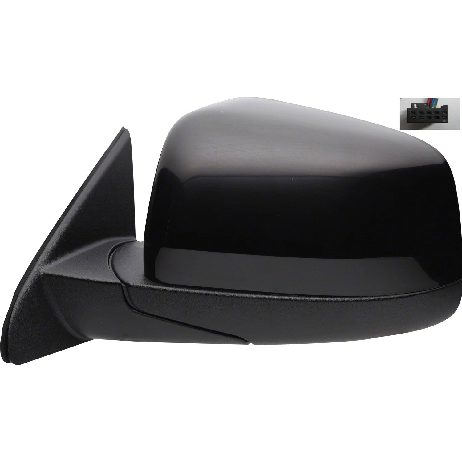 Replacement Driver Power Door Mirror w/Heated Glass w/o Blind Spot Detection