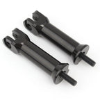 Black Passenger Foot Peg Support Mount for Harley Fatboy Softail
