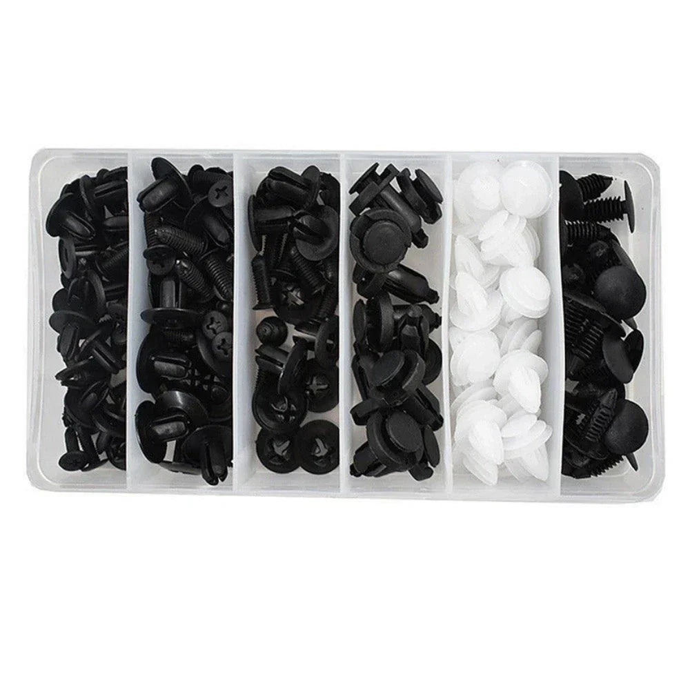 100Pcs Body Push Retainer Pins for Bumper Door Trim Panel Fasteners