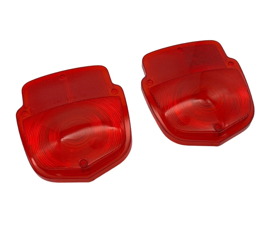 Tail Light Lamp Lenses Replacement Pair for 1953–1956 Ford Truck