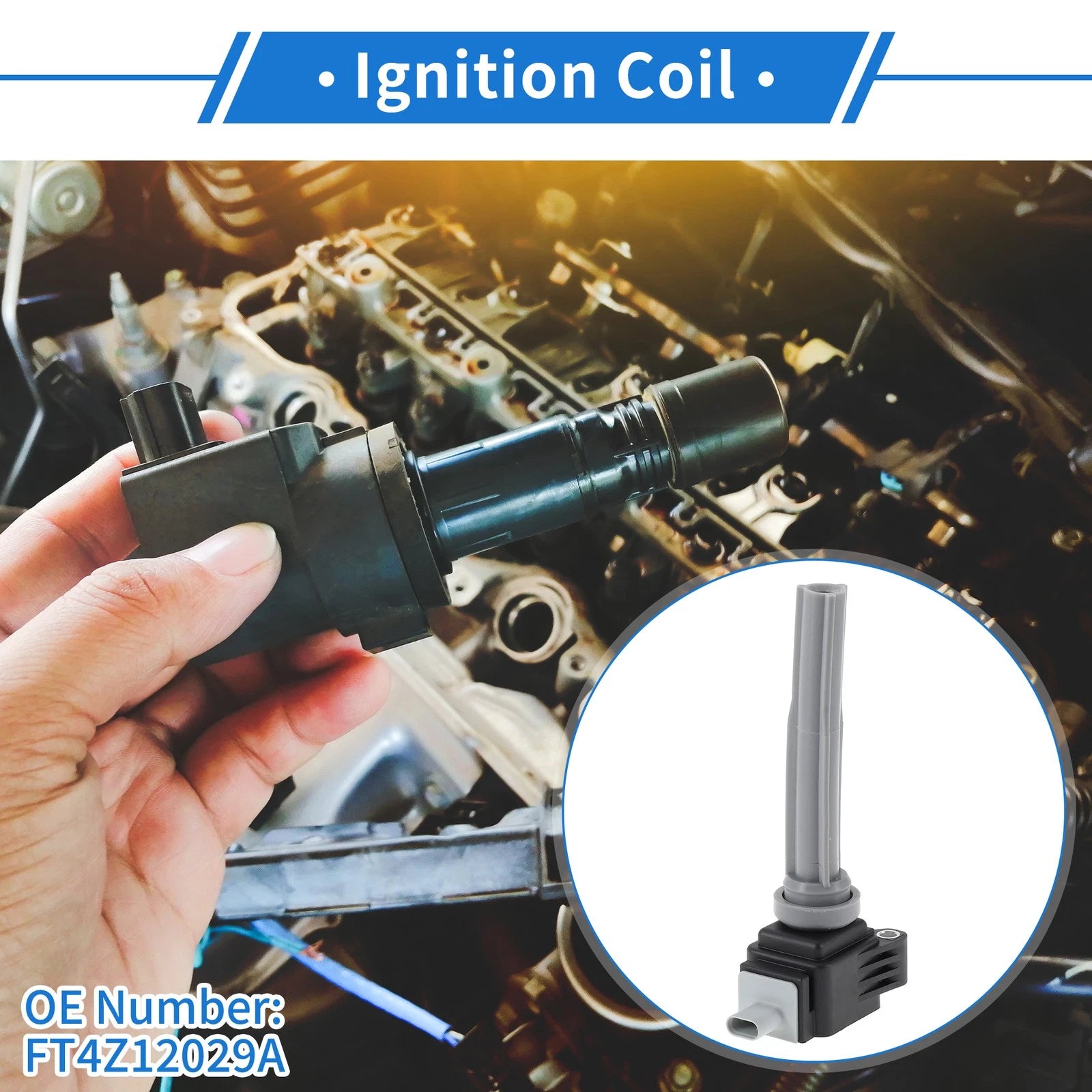Ignition Coil Pack No.FT4Z12029A for Ford Focus (2012–2016)