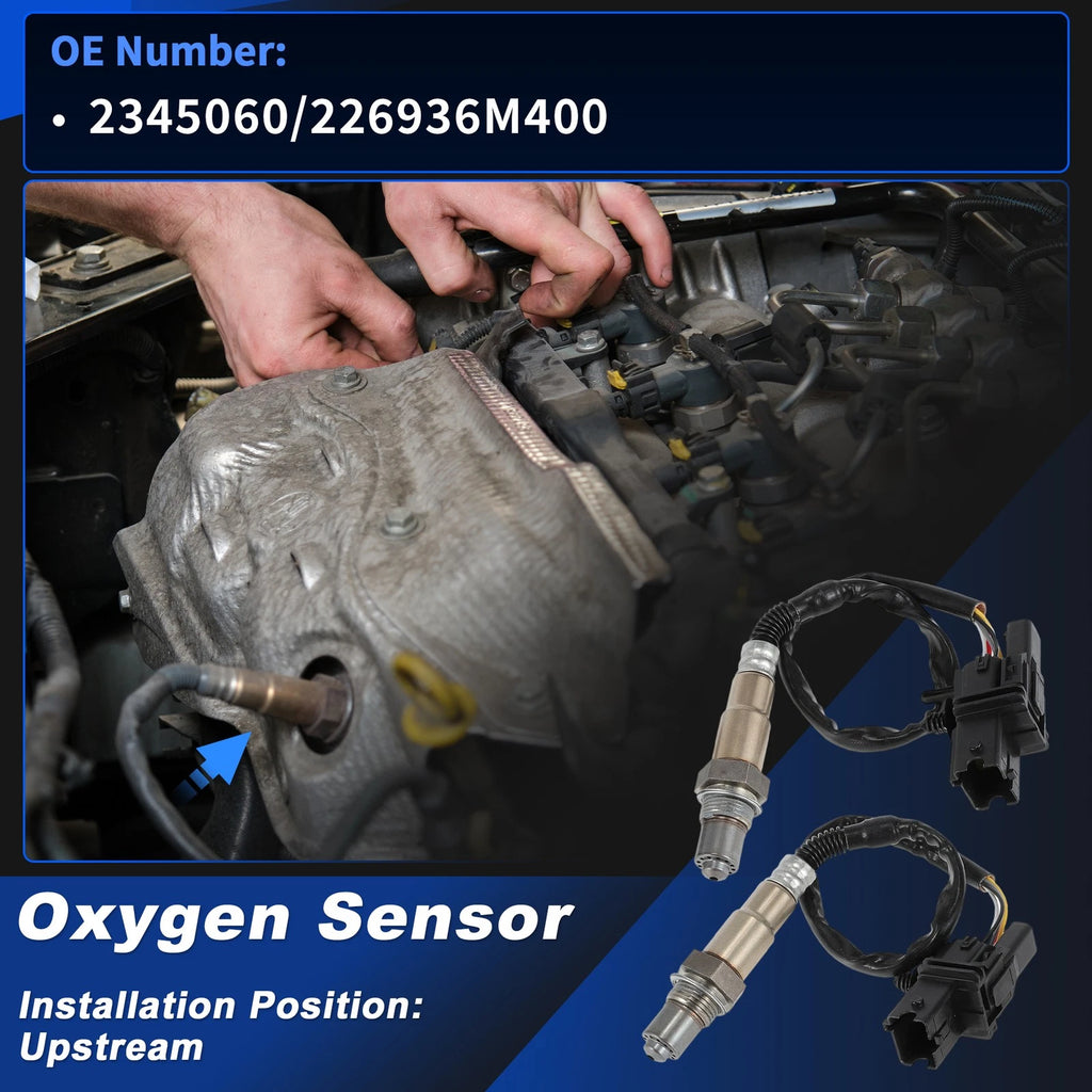 2X Upstream Oxygen Sensor for Nissan Altima 3.5L V6 (2004–2006) 2345060/226936M400