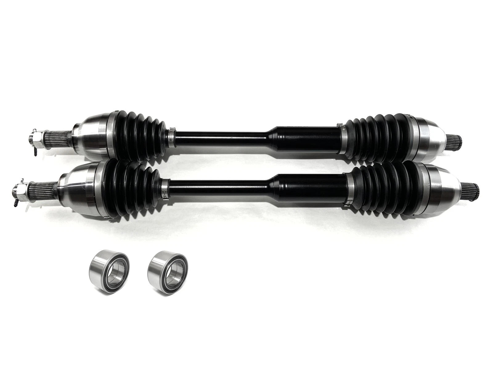 Set of 2 Rear CV Axles & Bearings for Polaris 2208421 (Telescoping)