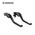 Short Long Black Brake Clutch Levers for KTM 390 Adventure (2020–2022)