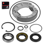 Set of 4 Rear Brake Drum Bearing Seals Shoes for Honda Rancher 420 (2007–2023)