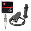 Ignition Coil Pack & Spark Plug Set for Arctic Cat 550 700 1000 (2009–2016)