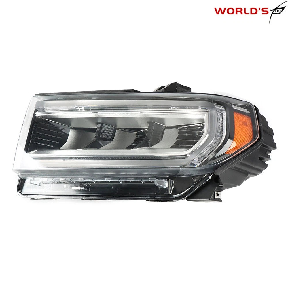 Pair Full LED Headlights for GMC Acadia AT4 (2020–2023) Chrome Housing