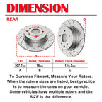 Drilled Rotors + Brake Pads for Nissan Maxima (2009-2014, 2016-2018)