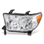 Left Chrome Housing Projector Headlight for Toyota Sequoia Tundra (2007–2017)