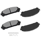 Set of 4 Drilled Rotors & Ceramic Brake Pads for Lexus RX350 RX450h (2010–2015)