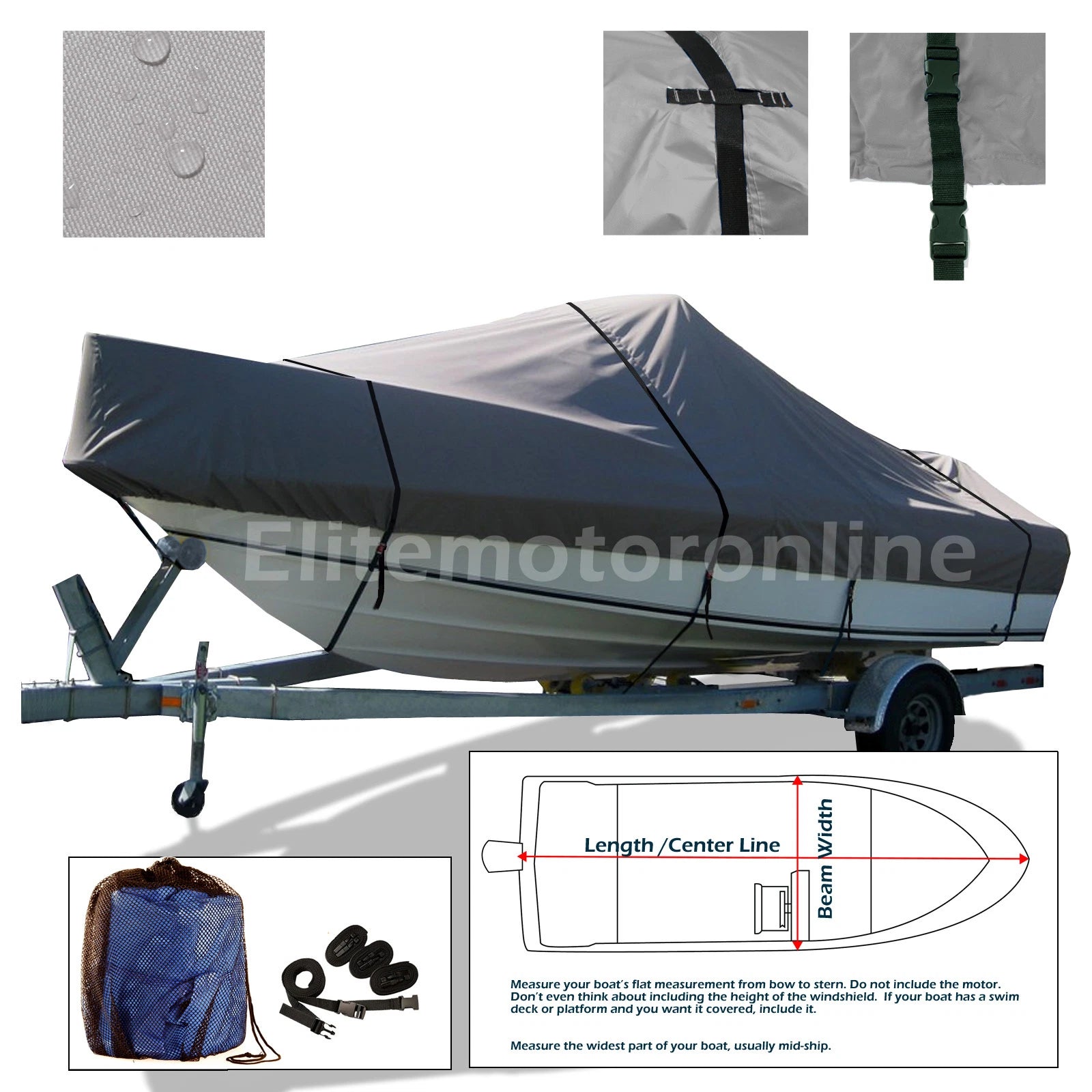 Boat Cover for Wellcraft 24 Aruba Express Cruiser (I/O, Trailerable)