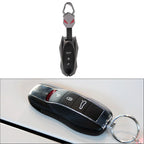 Black Remote Key Fob Case Shell Cover for Porsche Carrera 911 (2012-2019)