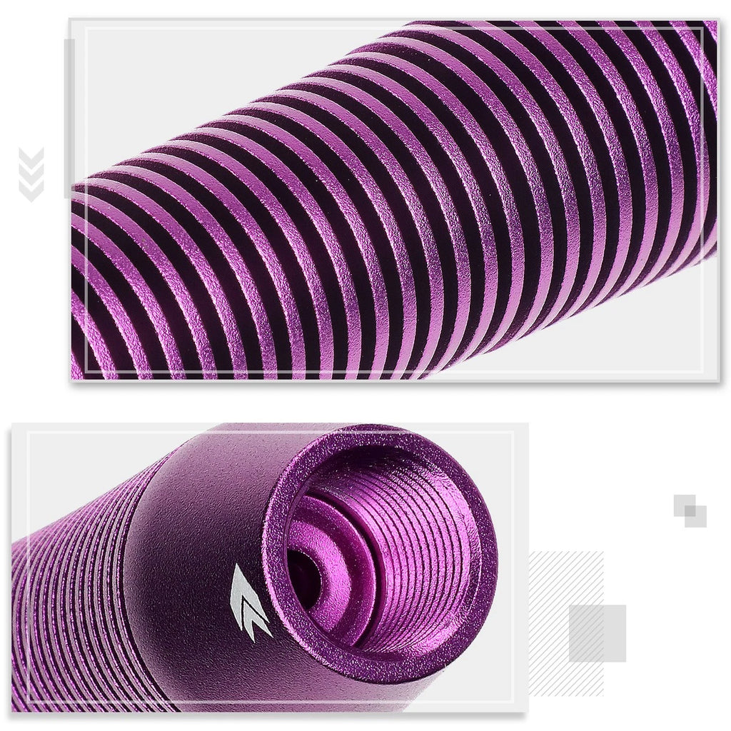 NRG SK-710PP 180mm Purple Shift Knob with 4 Thread Adapters for Universal Fit