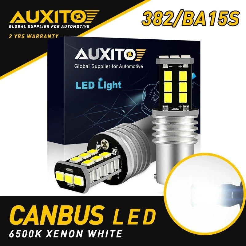 2X LED 1156 P21W 7506 Reverse Backup Light Bulb 6500K