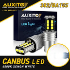 2X LED 1156 P21W 7506 Reverse Backup Light Bulb 6500K