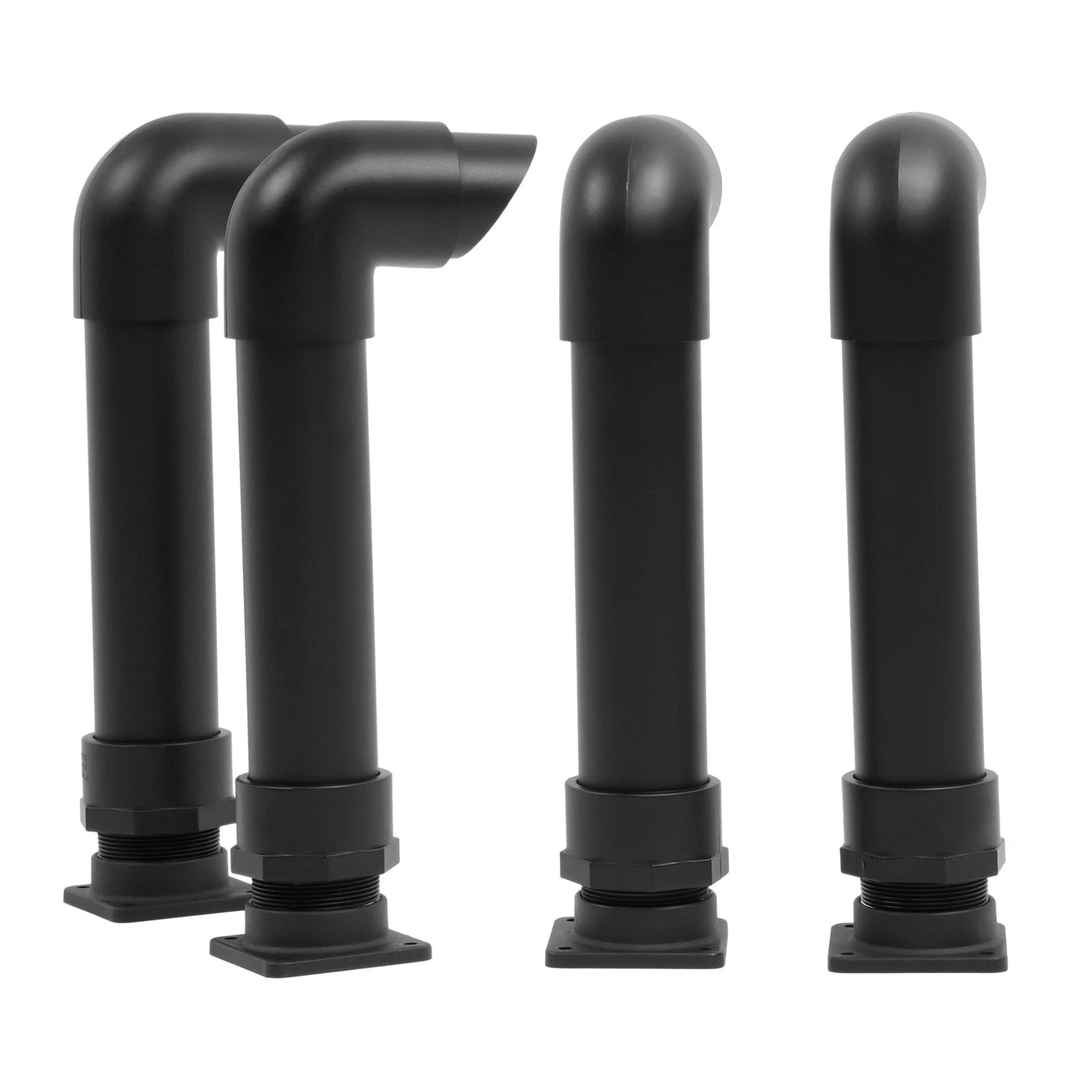 Set of 4 Black Snorkel Kits for Polaris Sportsman 400 500 600 700 800 (1994–2014)