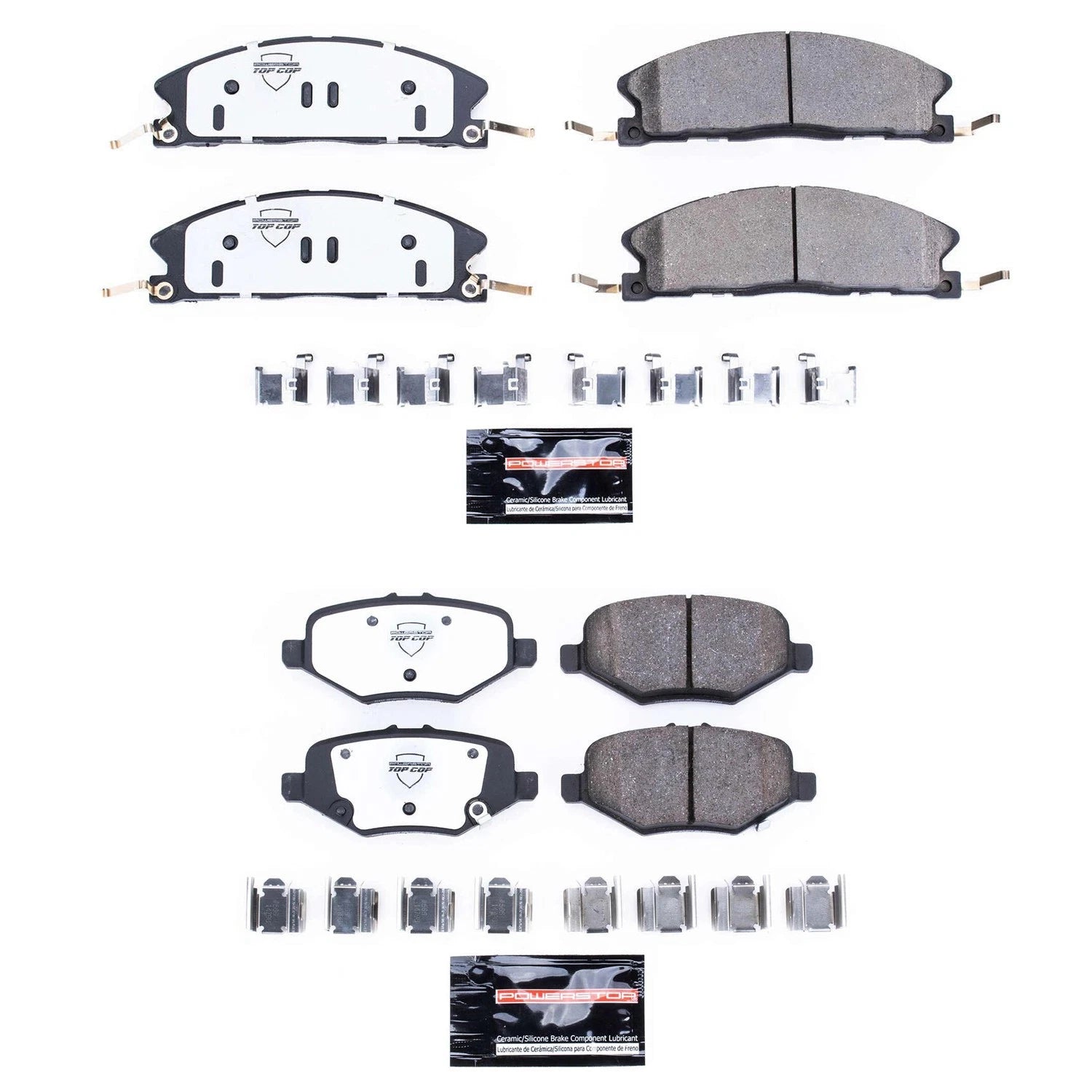 PowerStop Z37 Carbon-Fiber Ceramic Disc Brake Pads Kit for Ford Explorer