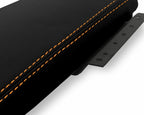 Leather Console Armrest Cover for Ford Crown Victoria (2003–2011) Orange Stitch