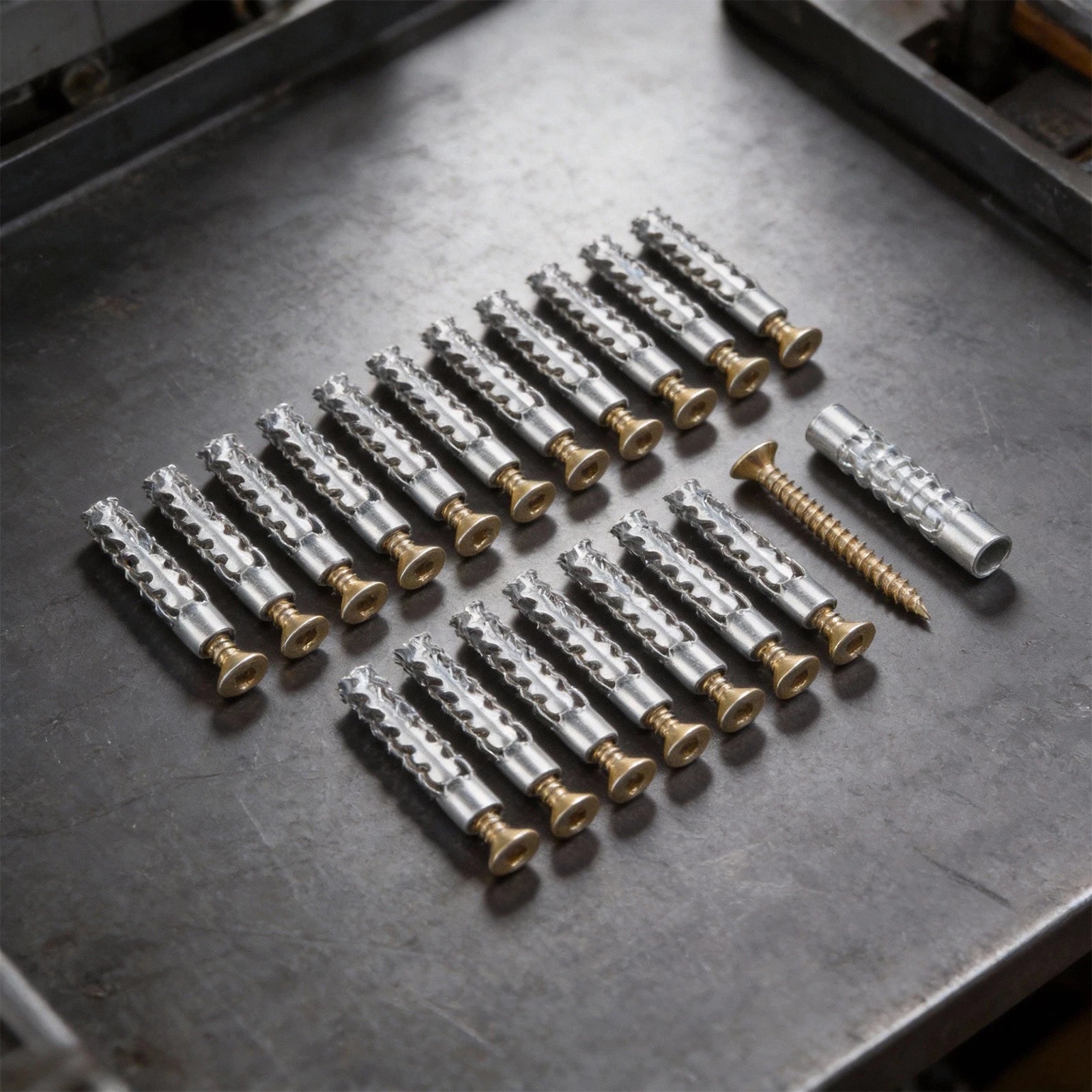 2X Metal Screws with Expansion Tube for Contractors and DIY Enthusiasts
